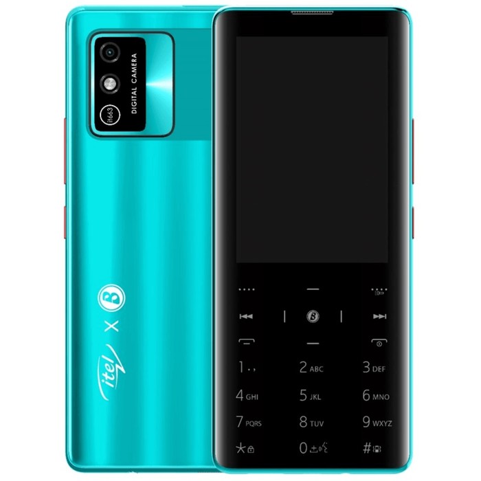 Сотовый телефон Itel it663, 3.5, 2 sim, 16Мб, microSD, 2400 мАч, зеленый