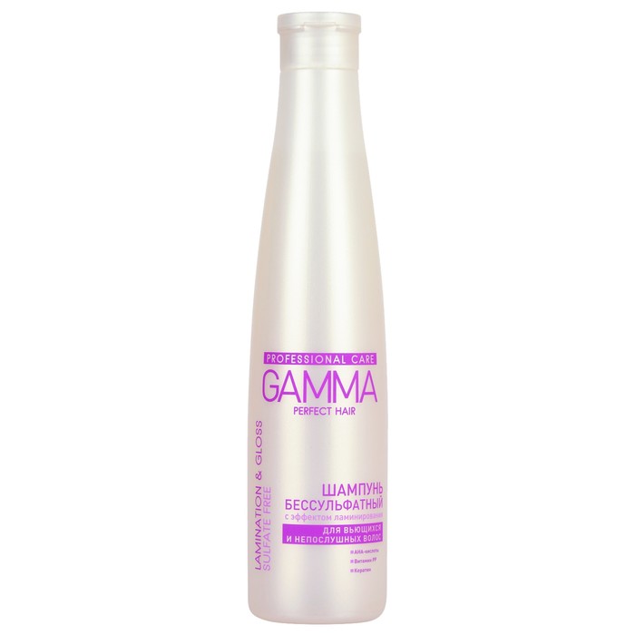 

Шампунь для волос Gamma PerfHair, бессульфатный, с эффектом ламинирования, 350 г