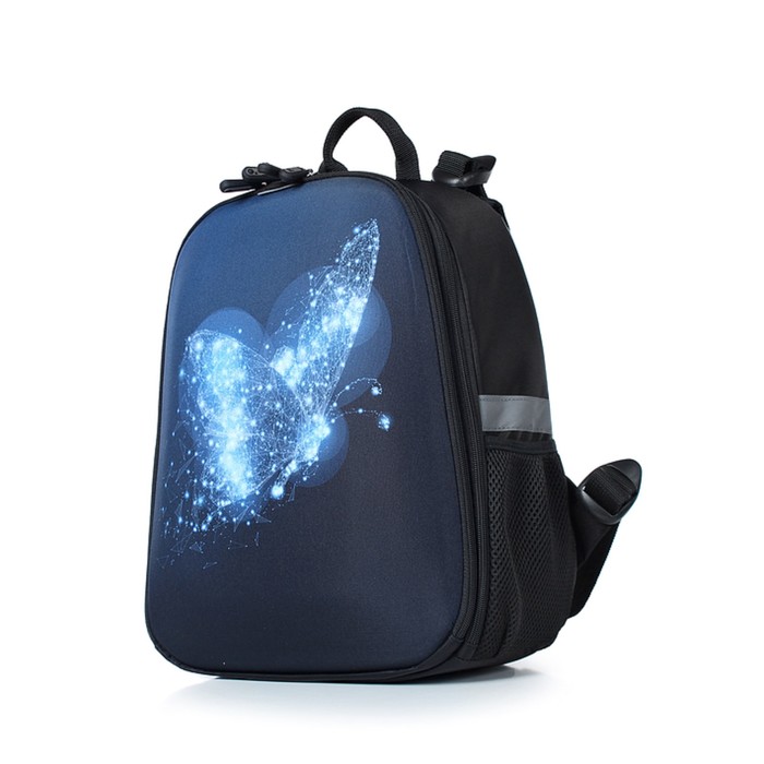Рюкзак школьный, синтетическая ткань, 300x370x170 см, ЧЕРНЫЙ фотографии