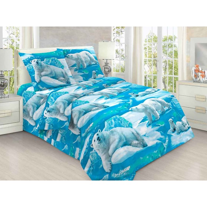 

Постельное бельё 1.5 сп, размер 150x215 см, 147x215 см, 70x70 см - 2 шт