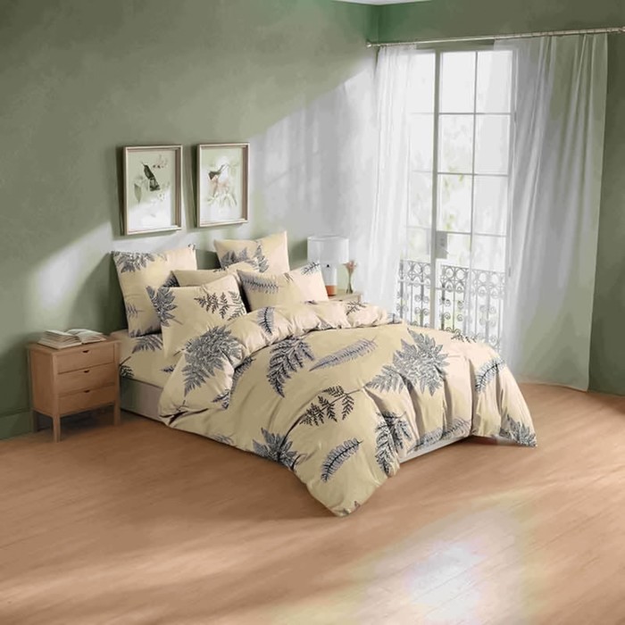 

Постельное бельё 1.5 сп, размер 150x215 см, 147x215 см, 70x70 см - 2 шт