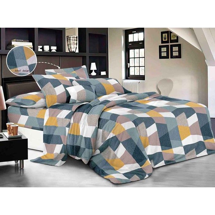 

Постельное бельё 1.5 сп, размер 150x215 см, 150x215 см, 70x70 см - 2 шт
