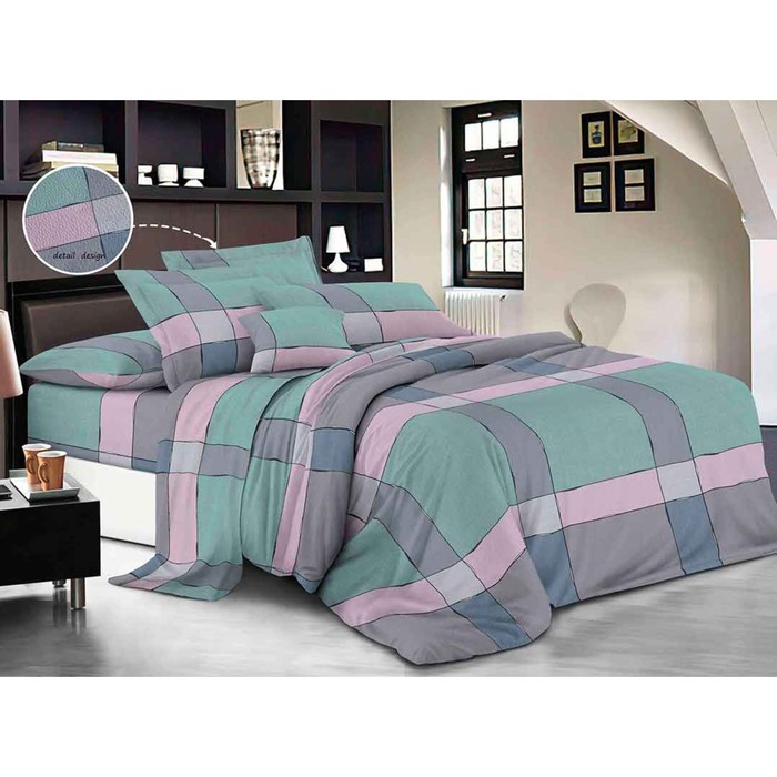 

Постельное бельё 1.5 сп, размер 150x215 см, 150x215 см, 70x70 см - 2 шт