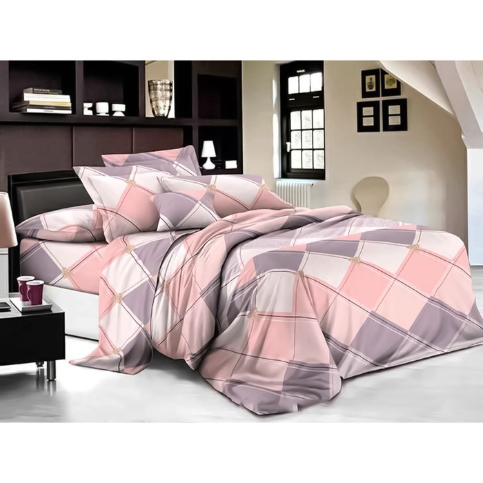 

Постельное бельё 2 сп, размер 175x215 см, 175x215 см, 70x70 см - 2 шт