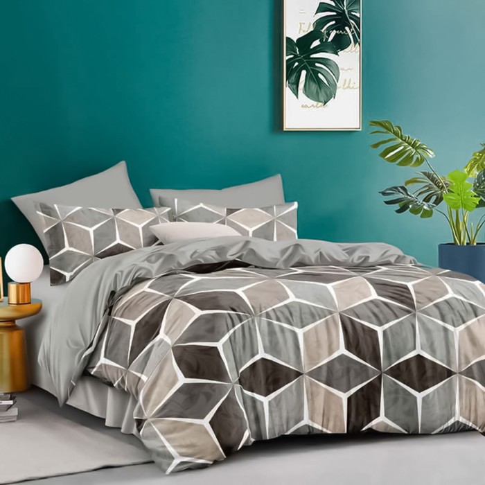 

Постельное бельё 2 сп, размер 175x215 см, 175x215 см, 70x70 см - 2 шт