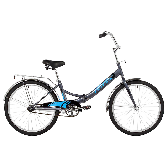 Велосипед 24 FOXX SHIFT, складной, цвет серый