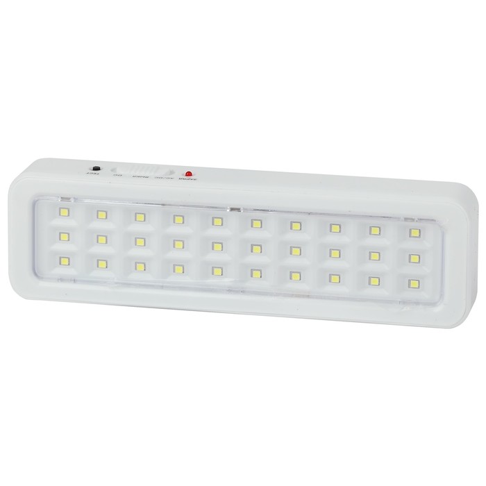

Аварийный светильник светодиодный Эра DBA-1, 202х56х30 мм, IP20, Led, 3Вт, 150Лм, цвет белый