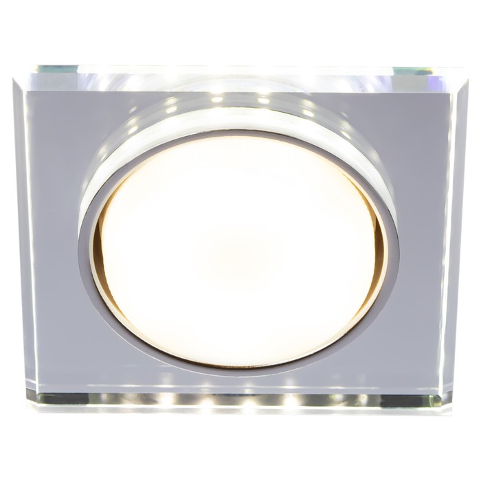 Светильник встраиваемый Эра DK LD50, IP20, 15Вт, 120х120х22 мм, 4000К, цвет зеркальный