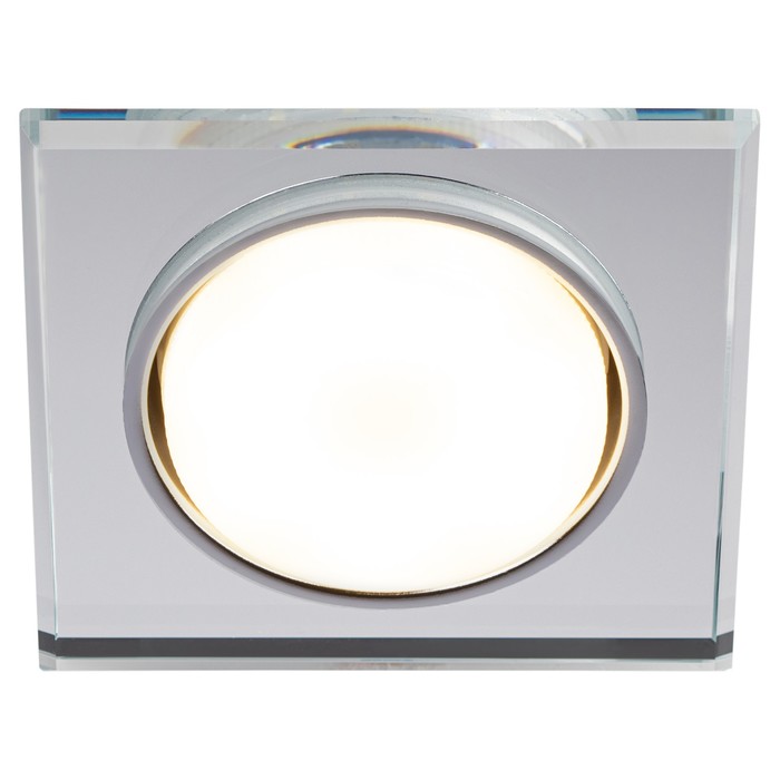 Светильник встраиваемый Эра DK79, IP20, 15Вт, 120х120 мм, цвет зеркальный