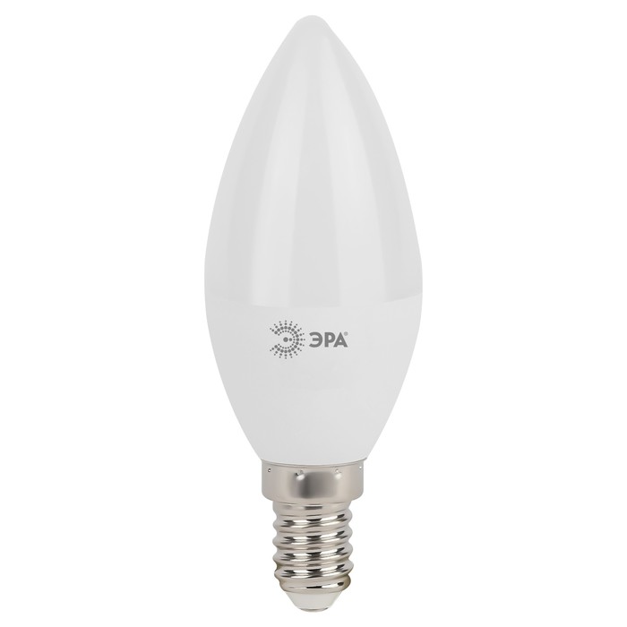 Лампа светодиодная Эра Standard «Свеча», 7 Вт, Е14, 560 Лм, 6000К, свечение холодное белое лампа светодиодная свеча rev c37 7 вт е14 6500k 560 лм