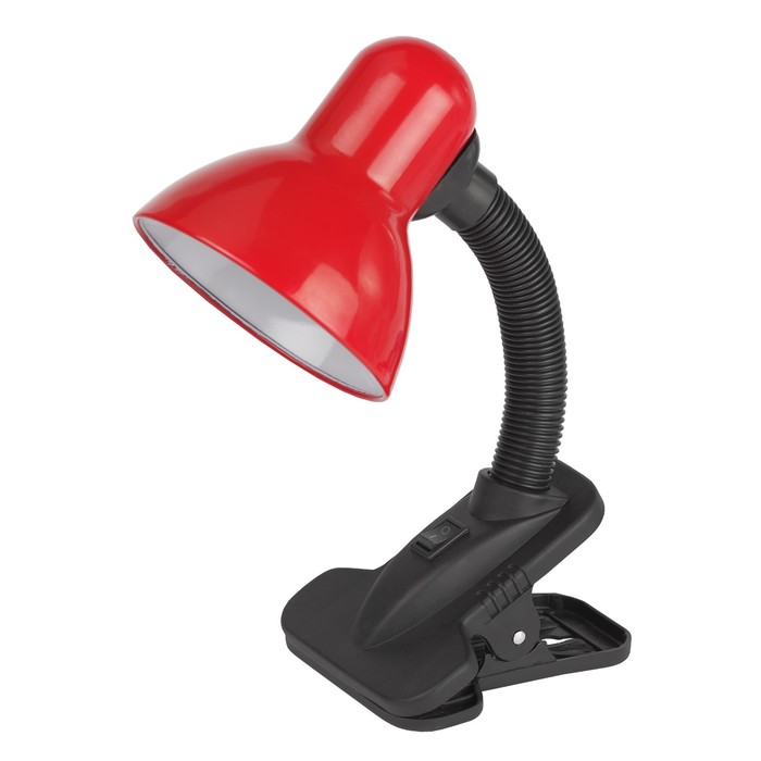 Настольный светильник Эра N-212, IP20, 40Вт, красный