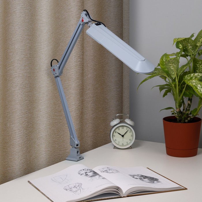 Настольный светильник Эра NL-201, IP20, серый цена и фото