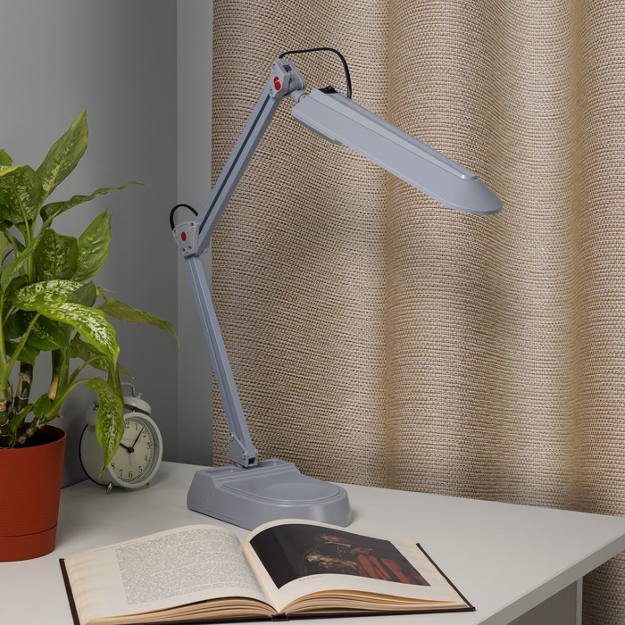 Настольный светильник Эра NL-202, IP20, серый цена и фото