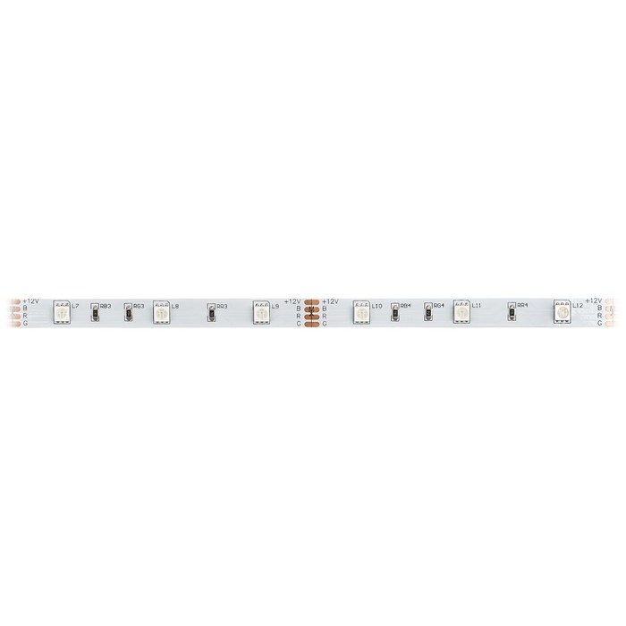 

Светодиодная лента Эра, 5 м, IP20, SMD5050, 30 LED/м, 7,2 Вт/м, 12 В, свечение RGB