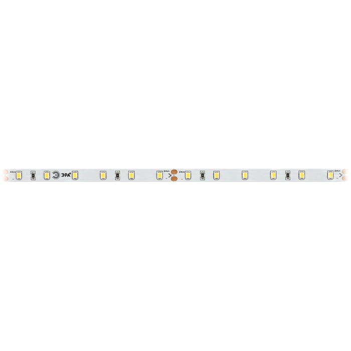 

Светодиодная лента Эра, 5 м, IP33, SMD2835, 60 LED/м, 4,8 Вт/м, 24 В, свечение белое