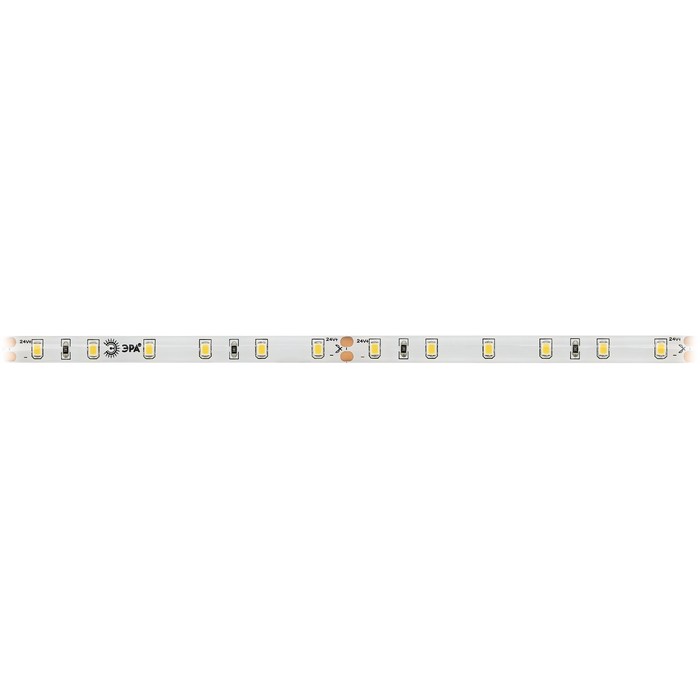 

Светодиодная лента Эра, 5 м, IP65, SMD2835, 60 LED/м, 4,8 Вт/м, 24 В, свечение белое