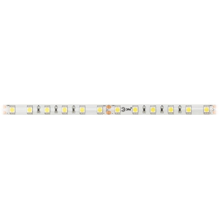 

Светодиодная лента Эра, 5 м, IP65, SMD5050, 60 LED/м, 14,4 Вт/м, 24 В, свечение белое