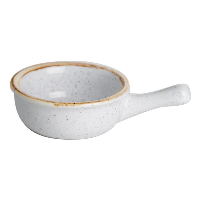 

Блюдо мини-диш с ручкой Porland Grey, размер 7х13 см