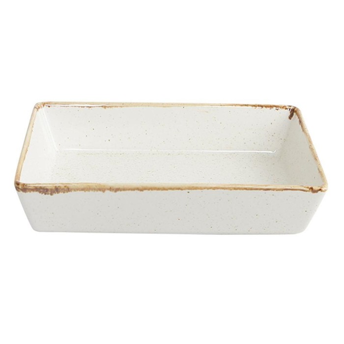 

Салатник прямоугольный Porland Beige, размер 16х10 см
