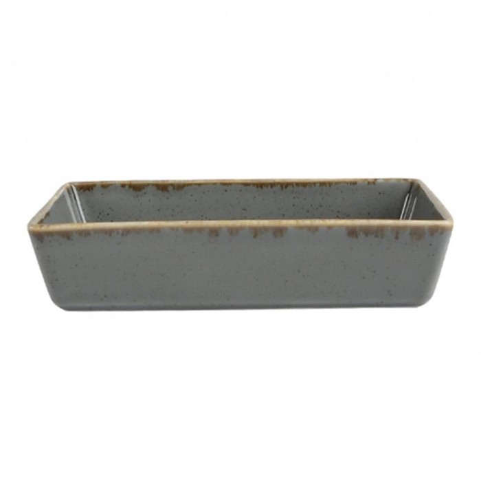 

Салатник прямоугольный Porland Dark Grey, размер 16х10 см