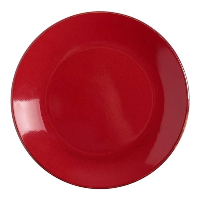 Тарелка Porland Red, d=30 см, цвет красный тарелка porland red 187631
