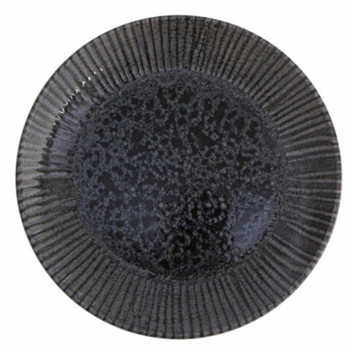 Тарелка мелкая Porland Iris Grey, без борта, d=26 см тарелка porland dark grey 197626