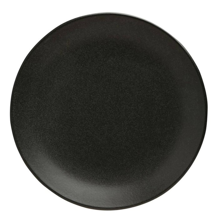 Тарелка мелкая Porland Black, d=18 см
