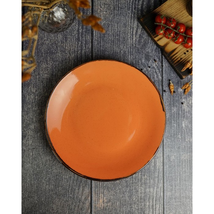 Тарелка мелкая Porland Orange, d=28 см тарелка porland orange 187624