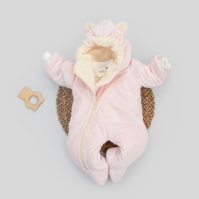 

Комбинезон детский KinDerLitto «Веснушка», рост 74-80 см, цвет розовый
