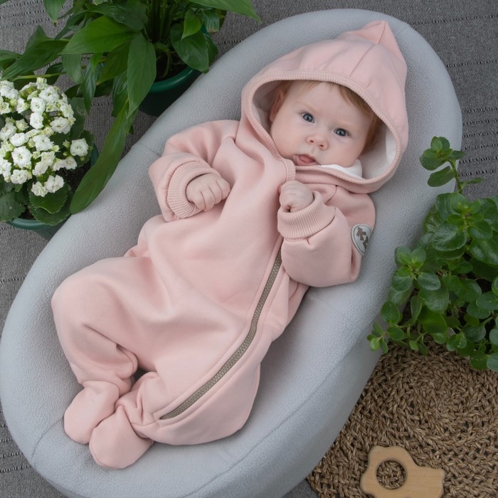 

Комбинезон детский KinDerLitto «Карамелле-1», рост 68-74 см, цвет пудра