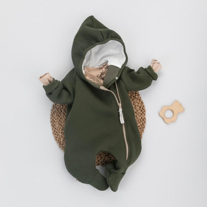 

Комбинезон детский KinDerLitto «Карамелле-1», рост 68-74 см, цвет хаки