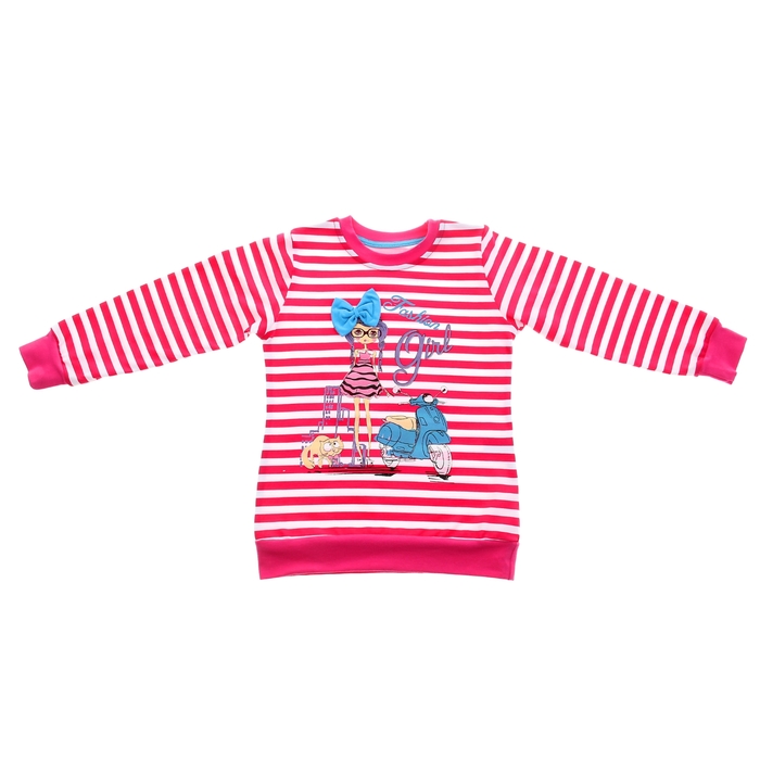 Джемпер для девочки "Лола", рост 128 см (64), цвет розовый