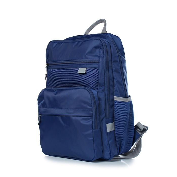Рюкзак школьный, синтетическая ткань, 265x395x120 см, СИНИЙ Т. цена