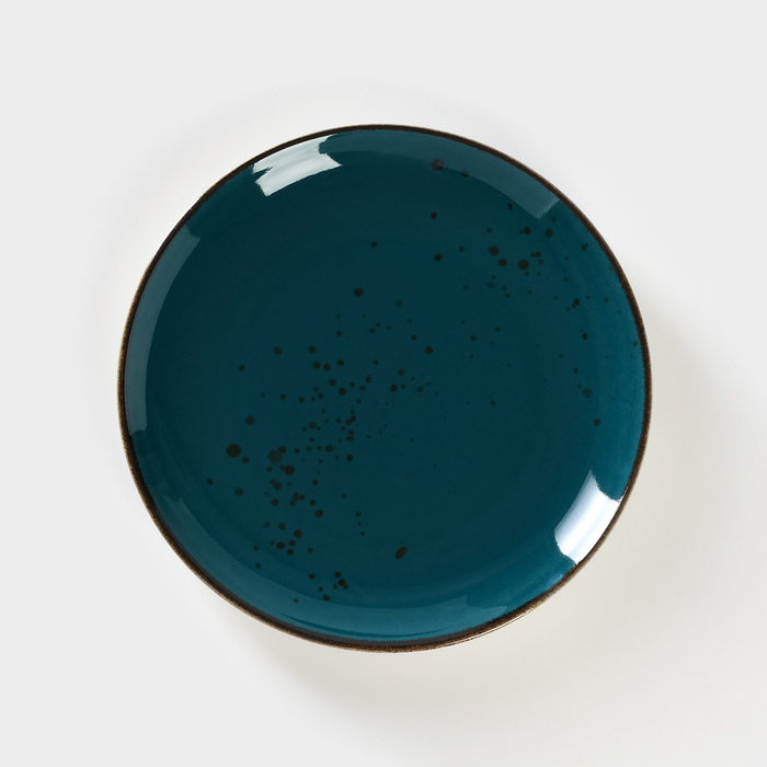 Тарелка керамическая «Бирюза», d=21 см тарелка керамическая d 26 7 см