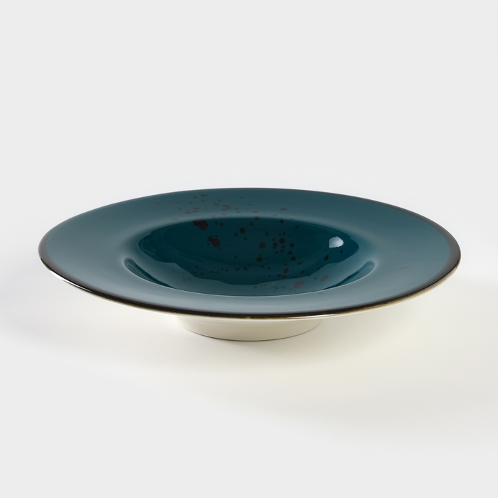 Тарелка керамическая для пасты «Бирюза», d=29 см тарелка керамическая для пасты созвездие 400 мл d 19 см цвет оранжевый