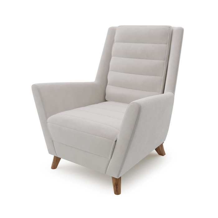 Кресло «Алькасар», 600×700×1000 мм, велюр, цвет лунный луч кресло алькасар 600×700×1000 мм велюр цвет бутоны вишни