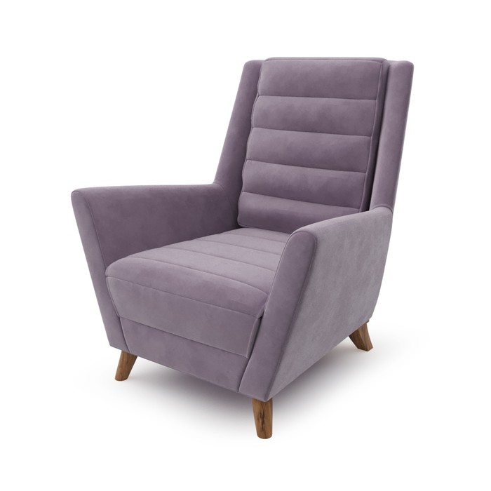 Кресло «Алькасар», 600×700×1000 мм, велюр, цвет пыльная сирень кресло алькасар 600×700×1000 мм велюр цвет песчаный бриз