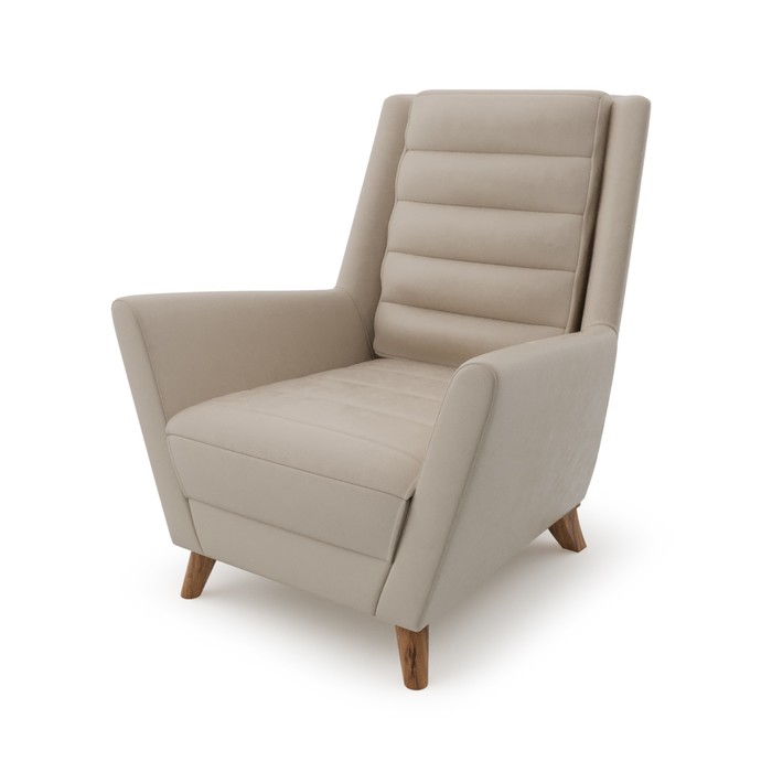 Кресло «Алькасар», 600×700×1000 мм, велюр, цвет пески касабланки кресло алькасар 600×700×1000 мм велюр цвет песчаный бриз