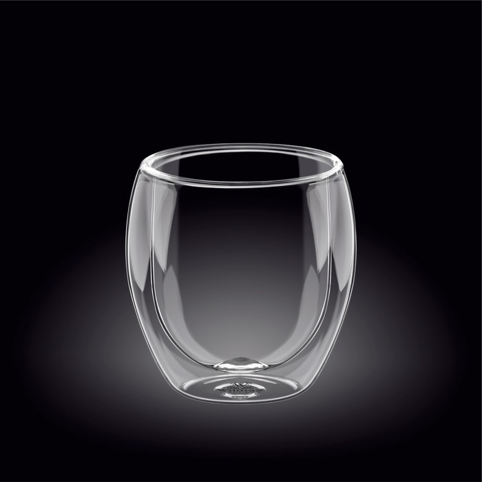 Стакан с двойными стенками Wilmax England, 400 мл стакан с двойными стенками riverside 300мл стекло