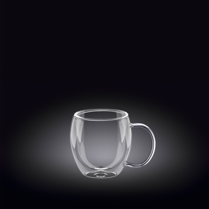 Чашка с двойными стенками Wilmax England, 100 мл чашка с двойными стенками wilmax england 300 мл