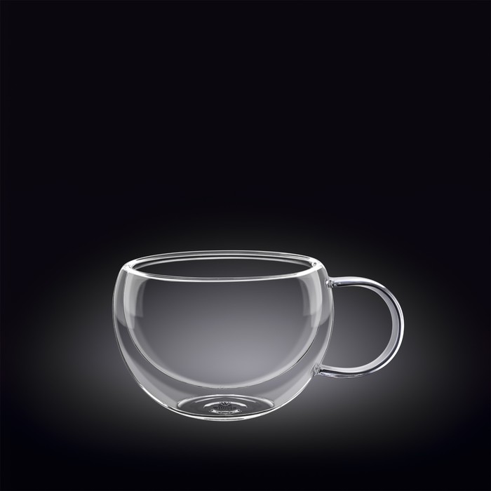 Чашка с двойными стенками Wilmax England, 250 мл пиала с двойными стенками wilmax 250 мл