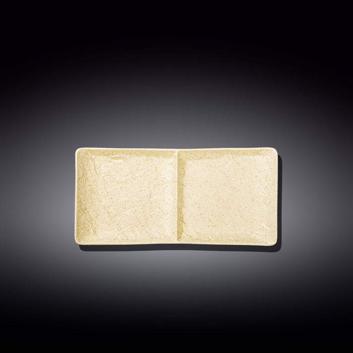 Блюдо прямоугольное Wilmax England Sand Stone, размер 27x13 см