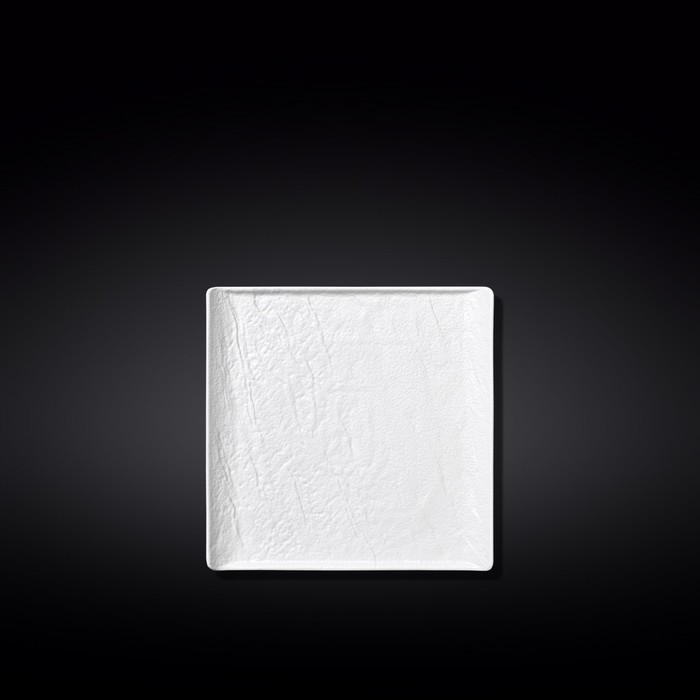 Тарелка квадратная Wilmax England WhiteStone, размер 13х13 см тарелка квадратная wilmax 17х17 см цвет песочный