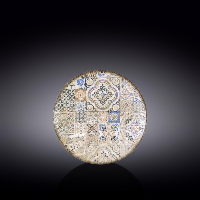 

Тарелка круглая Wilmax England Vintage Mosaic, d=17 см