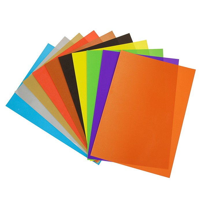 Бумага цветная В5, 10 листов, 10 цветов Erich Krause Artberry, мелованная
