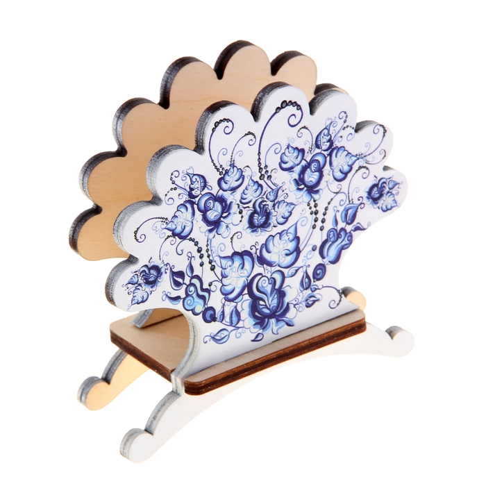 Салфетница «Гжель», 11х10х3 см