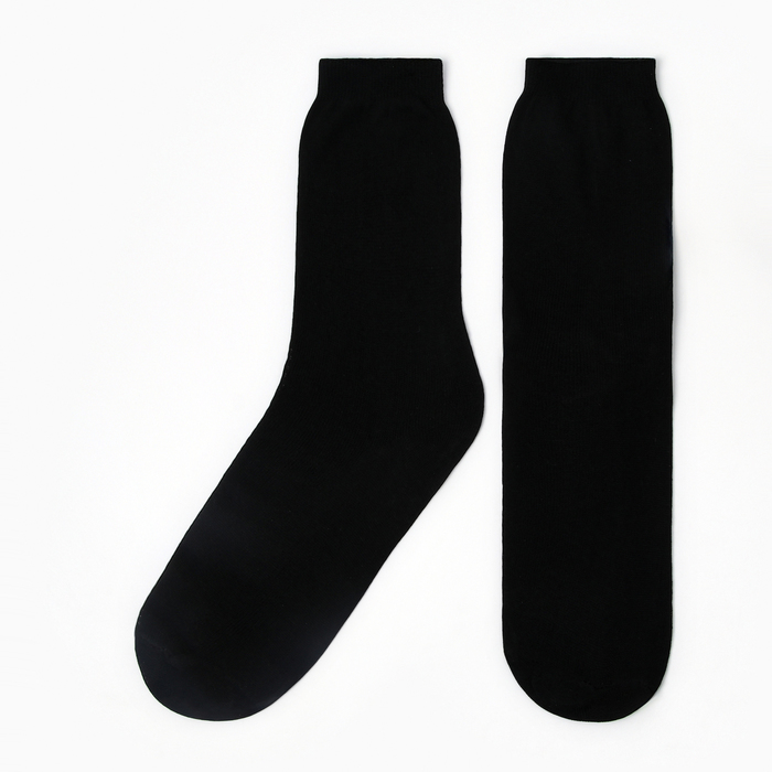 Носки мужские, цвет черный, р-р 25