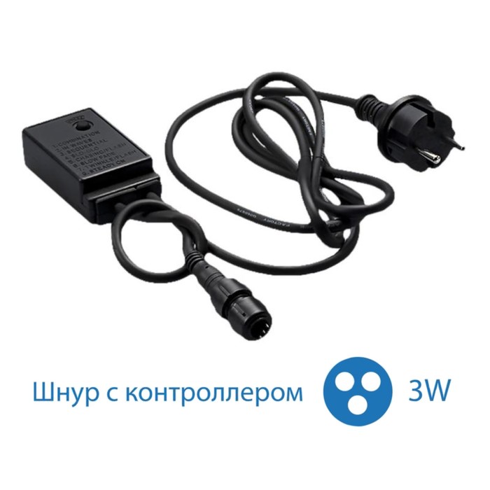 

Контроллёр для светодиодного дюралайта Космос, 3W, 13 мм, 200Вт, IP44, KOC-DL-3W13-control