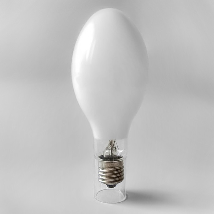 Лампа газоразрядная ртутно-вольфрамовая Лисма, E27, 160 Вт, 2500 лм, 4000 К, свечение белое лампа дуговая вольфрамовая прямого включения дрв 160 e27 st световые решения 04358
