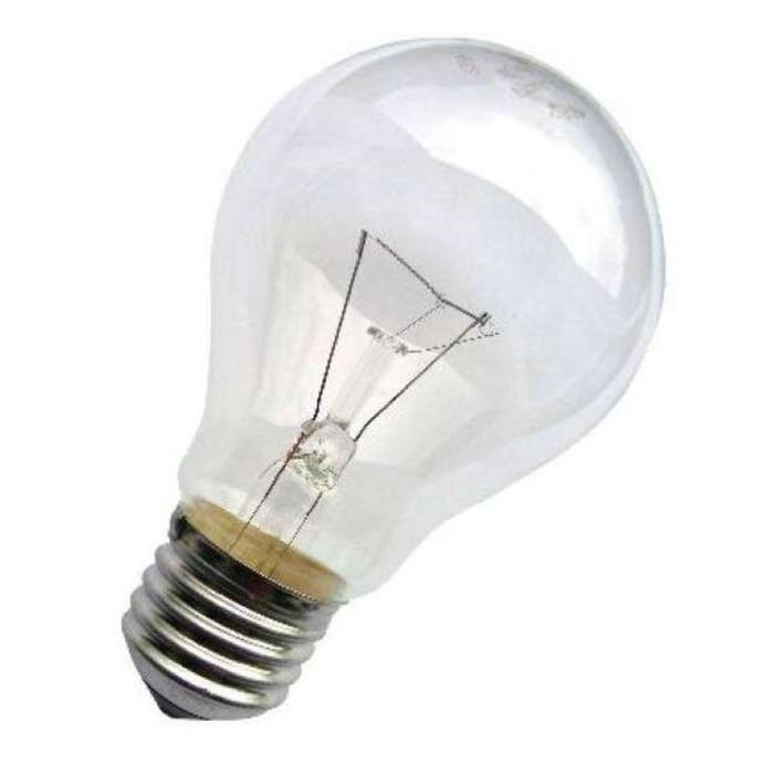 Лампа накаливания Лисма, E27, 60 Вт, 710 лм